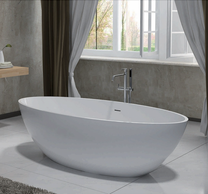 Pietra Bianca Nice Freestanding Bath