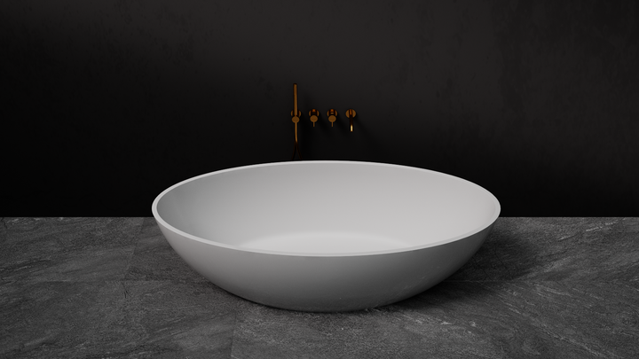 Pietra Bianca Nice Freestanding Bath